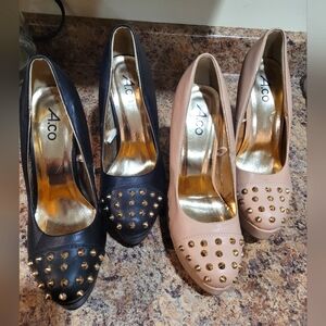 2 for 1 platform heels NWOT